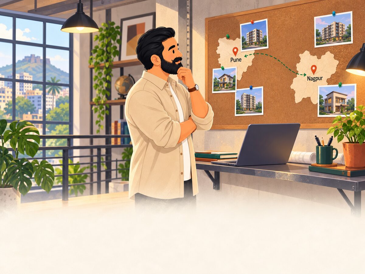 Growing rental portfolio mapped across Pune and Nagpur